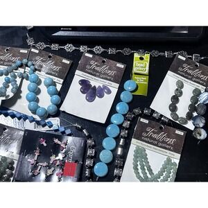 Lot Of 11 NWT Strands Traditional Natural Gallery Bead Gallery Jewelry Fundament